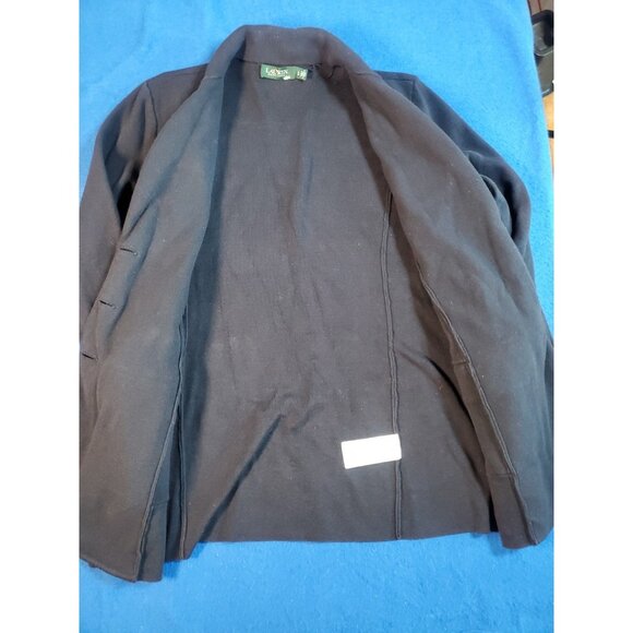 Polo Ralph Lauren Blue RRL Blazer Jacket Knitted Women's Size Large - Picture 5 of 16